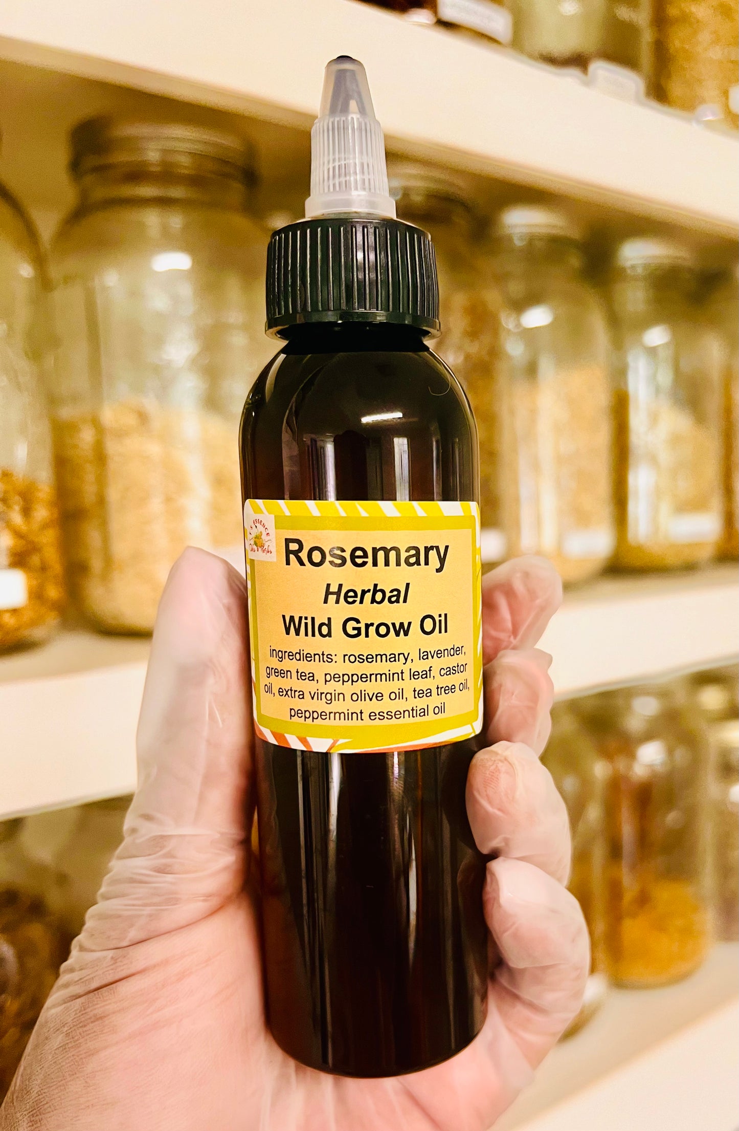Hair - Rosemary Herbal Wild Grow Oil 4oz