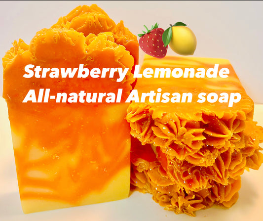 Natural Soap - Strawberry Lemonade - Artisan