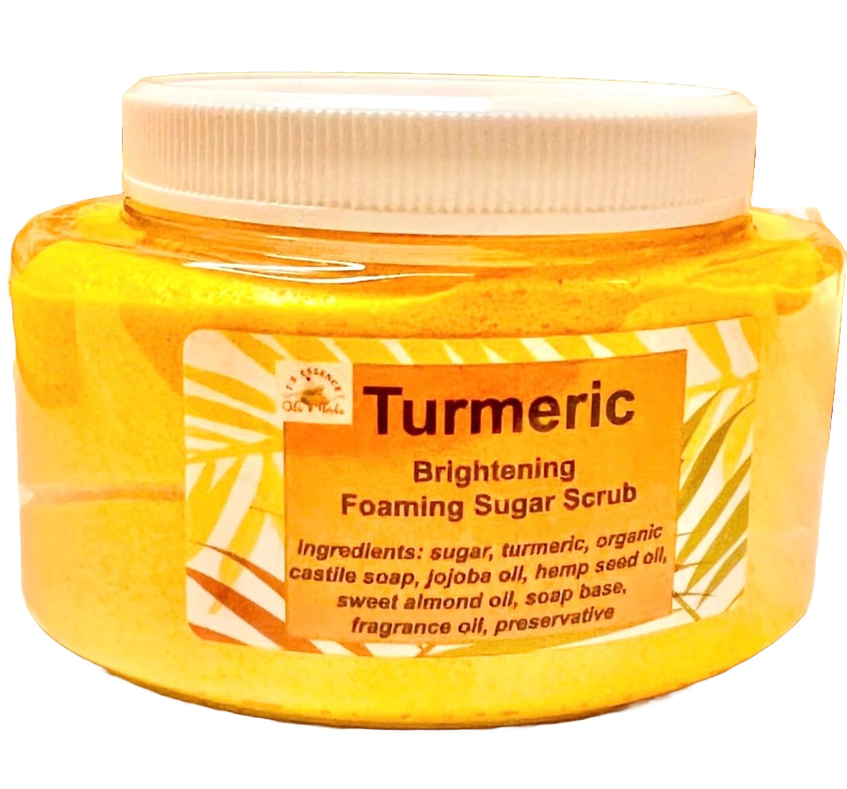 Turmeric Foaming Sugar Scrub 8oz.