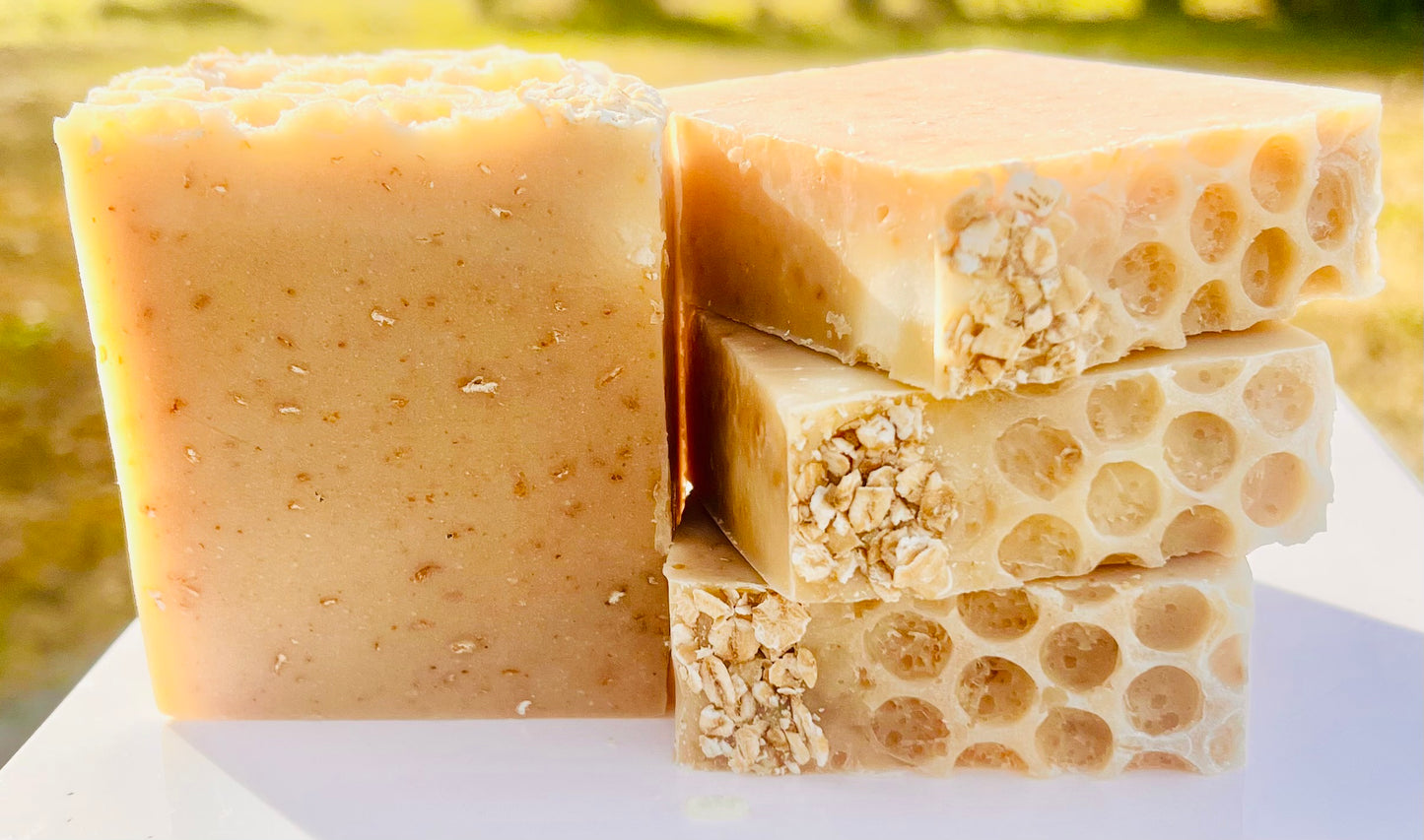 Natural Soap - Goat Milk Oatmeal & Honey  (unscented)