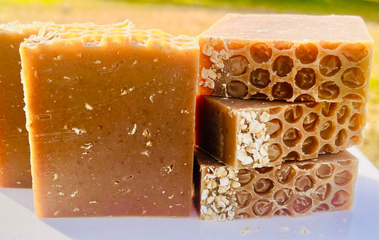 Natural Soap - Goat Milk Oatmeal & Honey All-Natural Soap