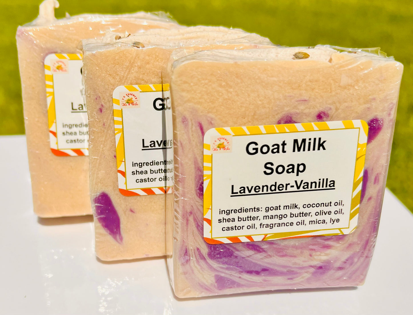 Natural Soap - Goat Milk  - Lavender/Vanilla