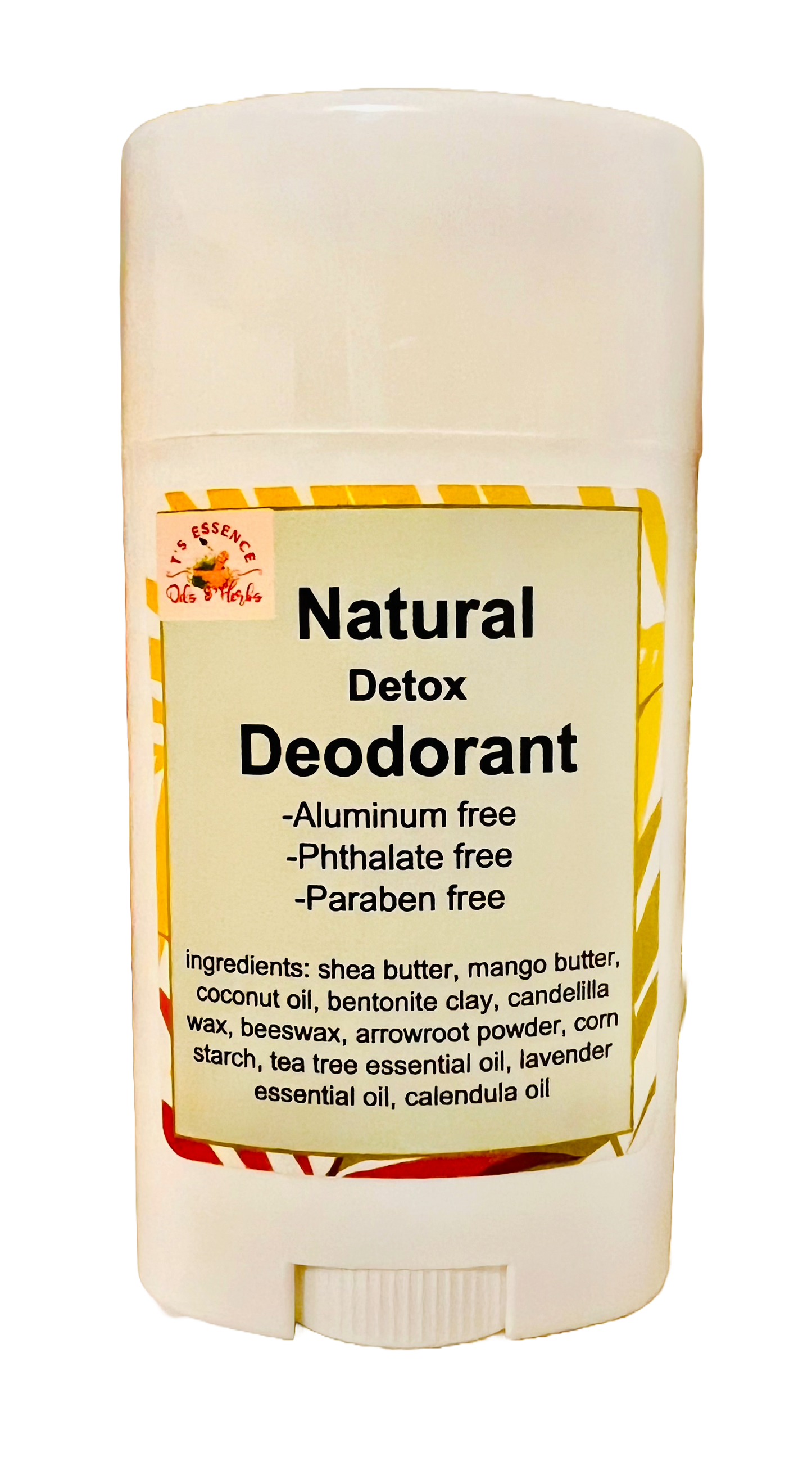 Natural Deodorant - Detox with Bentonite Clay and Tea Tree essential oil