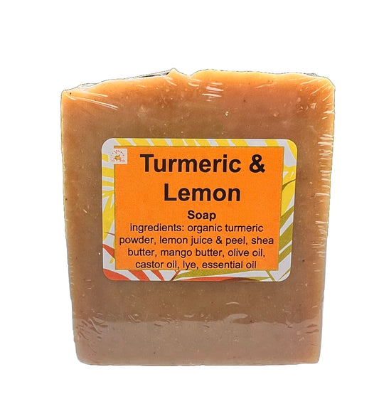 Natural Soap - Turmeric & Lemon - Face & Body