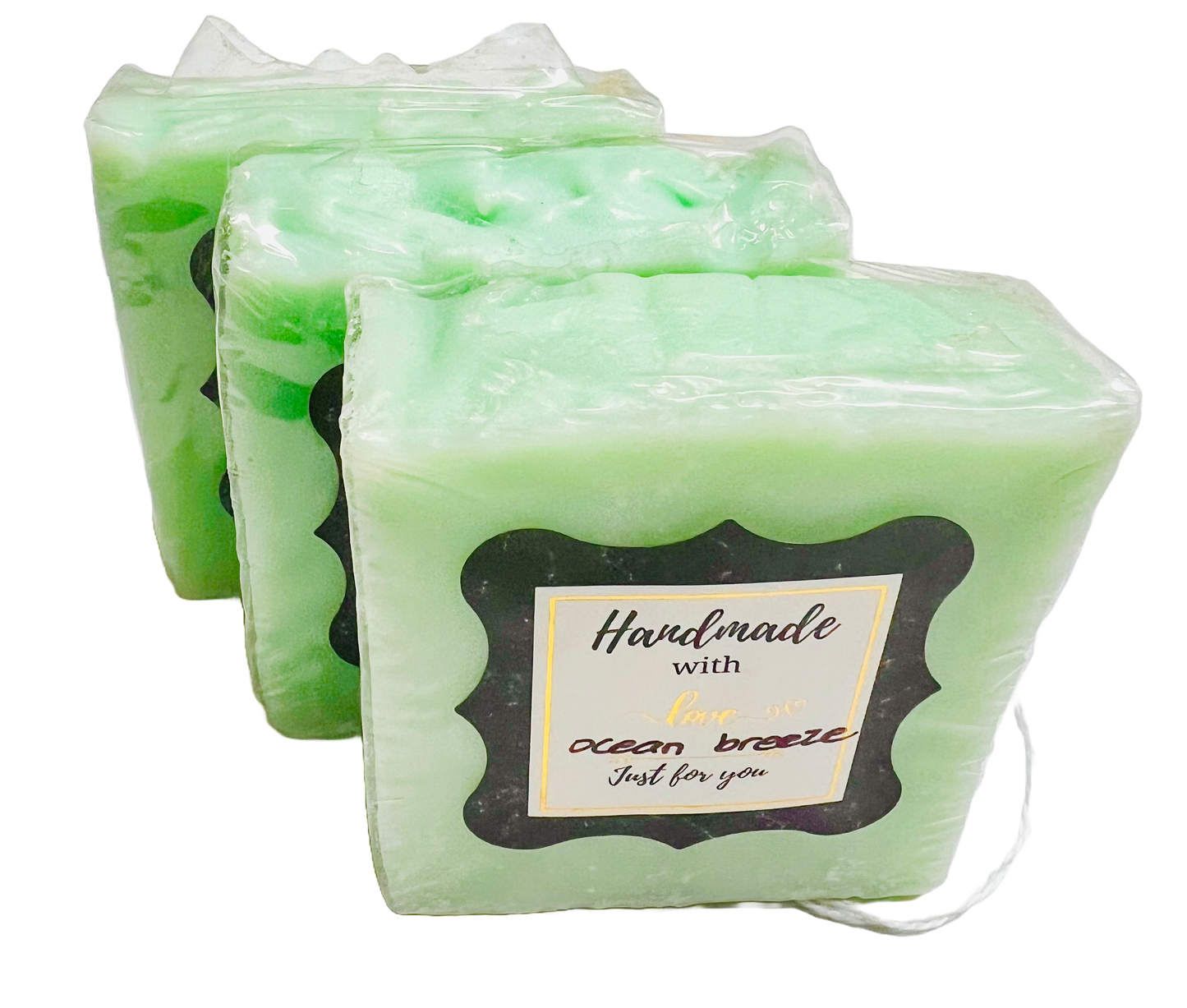 Natural Soap - Ocean Breeze (3 bars)