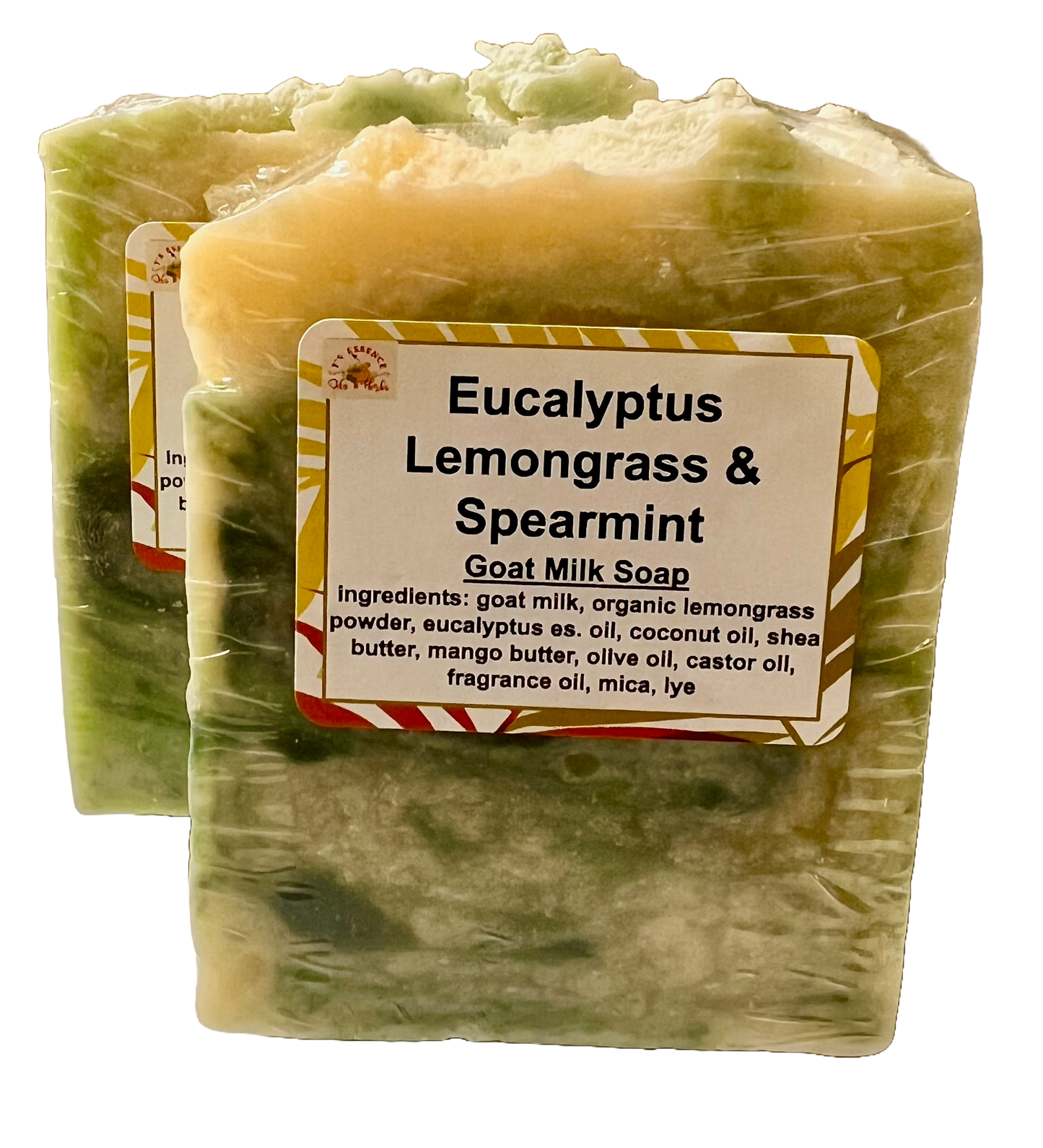 Natural Soap - Eucalyptus Lemongrass & Spearmint Goat Milk (2 Bars)