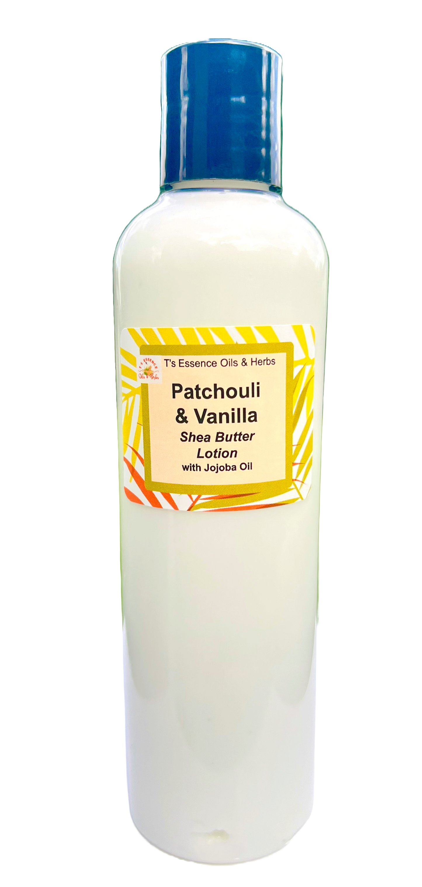 Shea Butter Lotion -Patchouli Vanilla with Jojoba Oil 8oz.